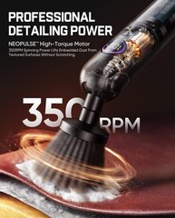 Fanttik Flip G10 Nano AutoCare Cordless Electric Car Interior Detailing Black