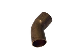 (6) NOS Mueller 3/4” FTG x 3/4” C 45° Elbow Copper Pipe Solder Fittings W 03334