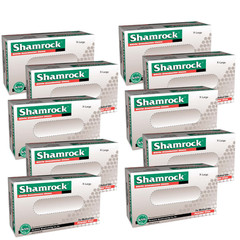 X-Large Shamrock Nitrile Exam Gloves 1 CASE- 10 BOXES