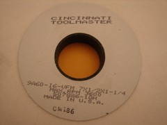 CINCINNATI 9A60-I6-VFM 7 X 1/2 X 1-1/4 SURFACE GRINDING WHEEL 60 GRIT (LOT OF 2)