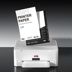 Multipurpose Copy Printer Paper, 8.5 x 11, 20lb, 1 Ream (500 Sheets), 95 Brig…