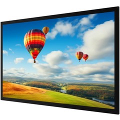 VEVOR 120″ Aluminum Fixed Frame 16:9 Projector Screen Velvet Matte Home Theater