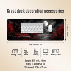 Extended Gaming Mouse Pad, Large 31.5L x 11.8W inches, Dark Canyon 4