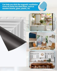 Adhesive Metal Plates 50 Pack for Magnets, Round Thin Steel Sheets