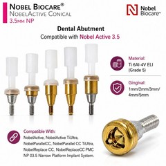 Locator/Healing Abutments for Nobel Biocare Implant NP/RP Platform Closure Cap