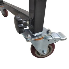 31.5in – 118in Non-power Flexible Expandable Roller Conveyor ABS Skate Wheels