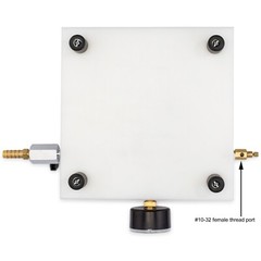 Bell Jar with Vacuum Plate, 0.7 gal, with Vacuum Gauge & Bleed Valve Regulator