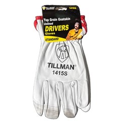 Tillman 1415S Unlined Top Grain Goatskin Drivers Gloves, Small