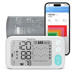 Automatic Blood Pressure Monitor Upper Arm Bluetooth BP Machine, XL Size Cuff