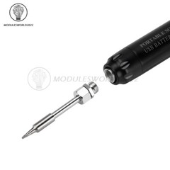 Digital USB Smart Temperature Adjustable Soldering Iron 800mAh battery Portable