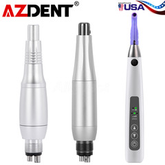 Dental Hygiene Prophy Handpiece+Prophy Angles/Air Motor+Nose Cone 4 Hole USA
