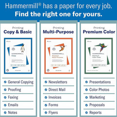 Hammermill Copy Plus 8.5″ x 11″ Printer Paper, 20 lbs 92 Brightness 5000 Sheets
