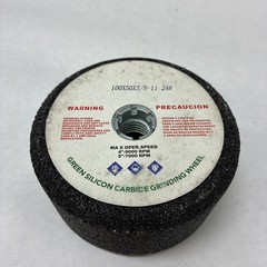 100X50x 5/8-11 Silicon Carbide Grinding Wheel, #24, Qty 1