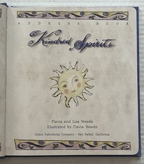 Flavia Address Telephone Book Kindred Spirits Illustrated Hardcover 1998 Unused