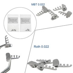 Dental Orthodonti Bondable Tube Molar Roth/MBT 022 AUX hole Multifunctional hook