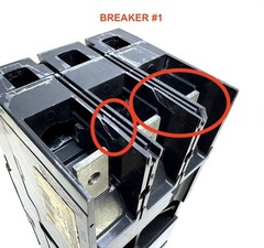 General Electric SFHA36AT0250 250A Breaker w/225A Plug (CHIPPED)