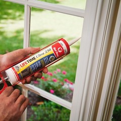 Lifetime Ultra 230 Elastomeric Acrylic Latex Sealant, 10.1 oz,