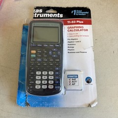 Texas Instruments TI-83 Plus Graphing Calculator LCD Programmable #8999