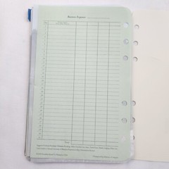 1 Undated Month Generic Calendar Franklin Covey Compact Size Pages Refill Paper