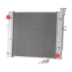 3 Row 52mm Aluminum Forklift Radiator fit Toyota 16410U220171 16420U128171 AT