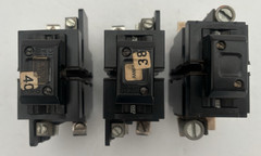 Lot of 3 Pushmatic Circuit Breakers 30A P230, 40A P240 & 60A P260 2 Pole