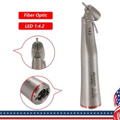 NSK Style Dental 1:4.2 Electric Contra Angle Handpiece 45°Angle Head Fiber Optic