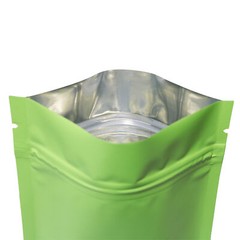 100/200/500 Matte Green Smell Proof Mylar Foil Bags Resealable Zip Seal Pouch
