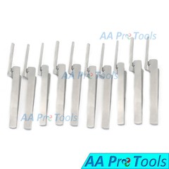 10 Dental Articulating Paper Holder Serrated Pliers Tweezers Straight Stainless