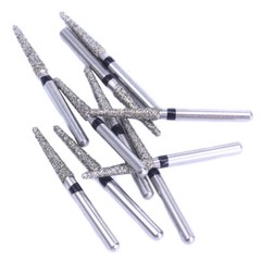 10pcs/kit AZDENT Dental FG Diamond Burs for High Speed Handpiece Friction Grip
