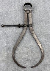 L.S. Starrett, Lot of 6, Machinist, Outside Calipers, 5 Starrett, 1 Unknown, Vtg