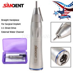 Dental 1:1 Fiber Optic Surgical Straight Nose Cone Low Speed Handpiece