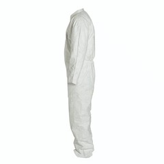Dupont TY120S-2XL Tyvek 400 Coverall Plain Suit Zipper Front Case/25 Ea