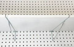 ProCraft Brand (10 Pack Metal 10″ Mega Shelf Bracket Garage Hanger fits 1/8″…