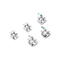 Dental MIM Soporte ortodóntico Brackets Mini MBT/Roth 018/022 Monoblock Hooks