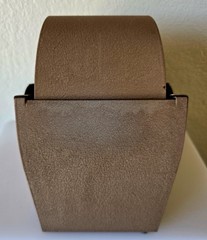 Vintage Rolodex Model No 2400-S Tan No key Metal Strong