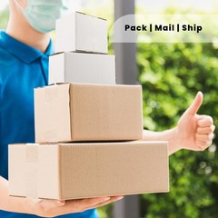 Golden State Art, 28 Pack 5x5x5 Shipping Boxes for Coffee Mugs, 5x5x5, White