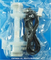 NEW TOKYO KEISO malema 3L/min Teflon PFA Ultrasonic Liquid Flow Sensor w/Meter