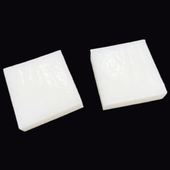 Silicone Block Plate White Solid Rubber Square Shockproof Pad 50mm – 300mm Width