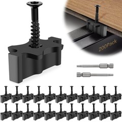 200 Pack Hidden Deck Fasteners for Composite Decking Board Composite Decking