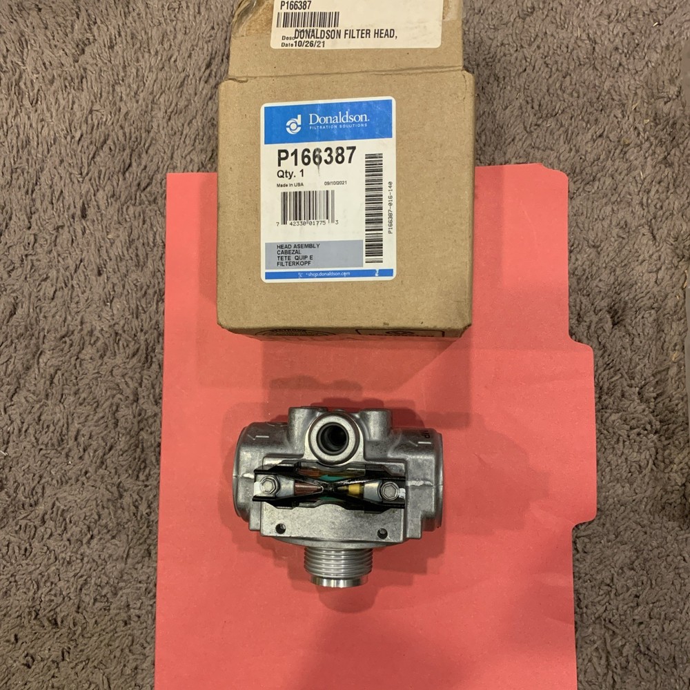 Donaldson P166387 Head Assembly Hydraulic Filter Head For HMK04 Duramax NOS NIB
