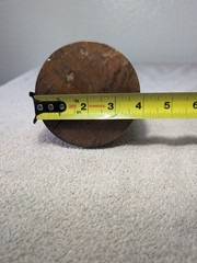 Antique Brass Neptune Meter Co. Trident Water Meter NEW YORK On Wood Base