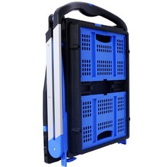 2-Tier Collapsible Multi-Purpose Utility Shopping Cart