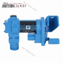 20GPM 12V DC Fuel Transfer Pump with Nozzle Kit w/ Particulate Filter