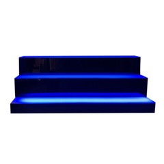 31″MultiColor LED Lighted Liquor Bottle Display 3 Tier for Home Commercial Bar