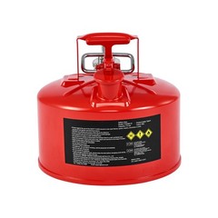 Uimoso 2.5 Gallon Red Safety Gas Can with Flame Arrester and Pouring Spout