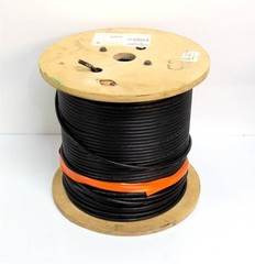 Olympic 3078M5EV Black Wire Spool Cat5 24 AWG Solid 600Ft New (9186)R
