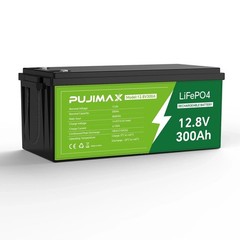 12V 300Ah LiFePO4 Lithium Battery for Solar Back Up System Marine RV Boat BMS