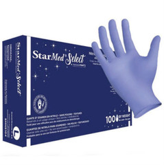 Sempermed StarMed Select Purple Nitrile Gloves, Size Large – Case of 1,000
