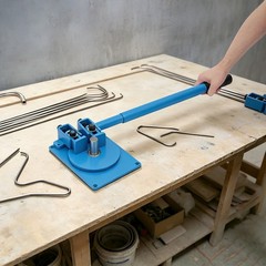 Manual Rebar Bender, Metal Rod Bar Bender, Manual Rebar Bending Machine