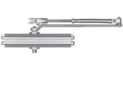 NewDoor Closer Control Aluminum Adjustable Spring Tension Latching Closing Speed
